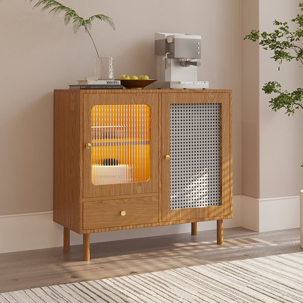 Latitude Run® Euradell room locker rattan glass Wayfair